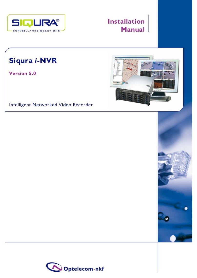 Optelecom-nkf Siqura i-NVR installation manual