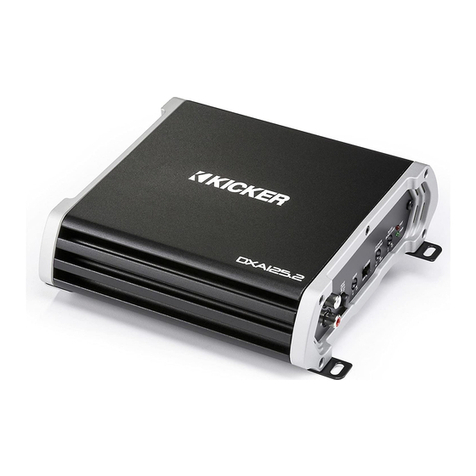 Kicker DXA125.2 User manual