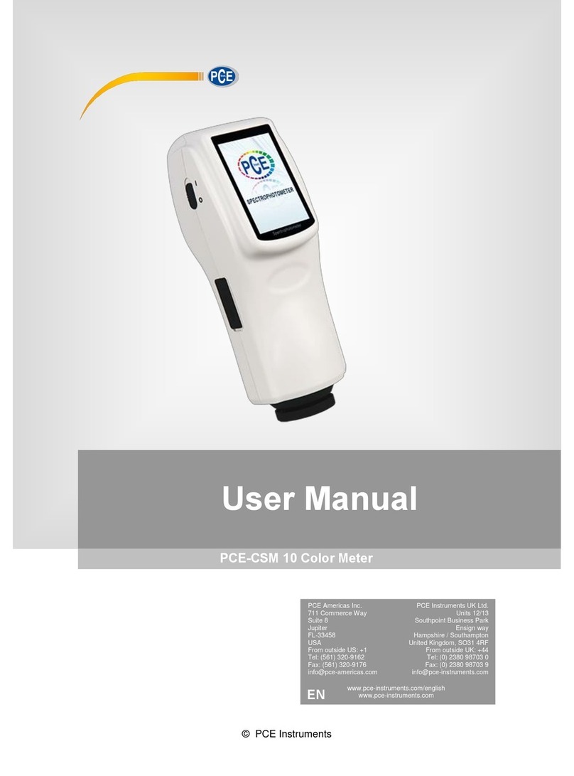PCE Instruments PCE-CSM 10 user manual