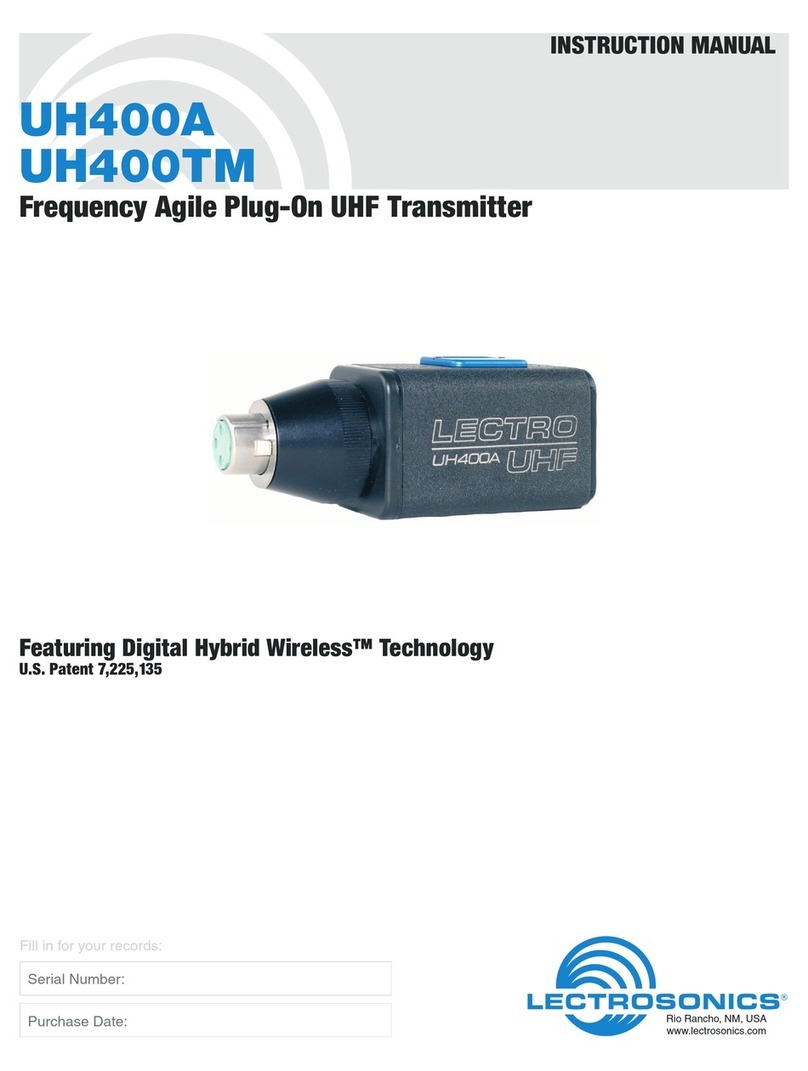 Lectronics UH400TM User manual