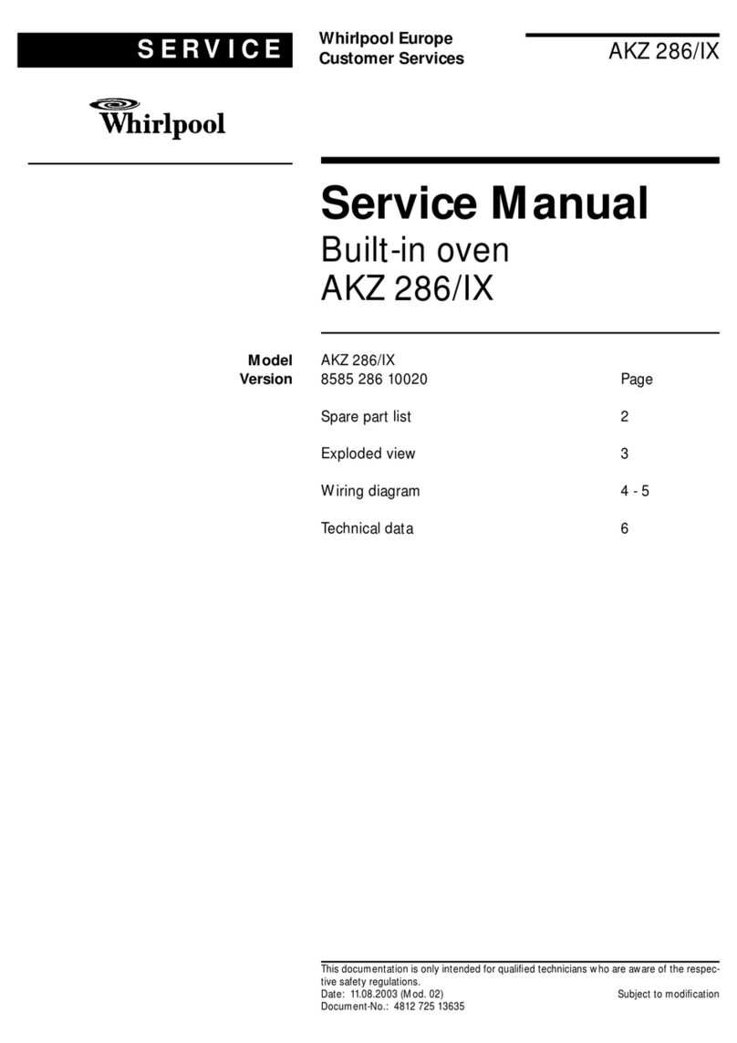 Whirlpool AKZ 286/IX Service manual