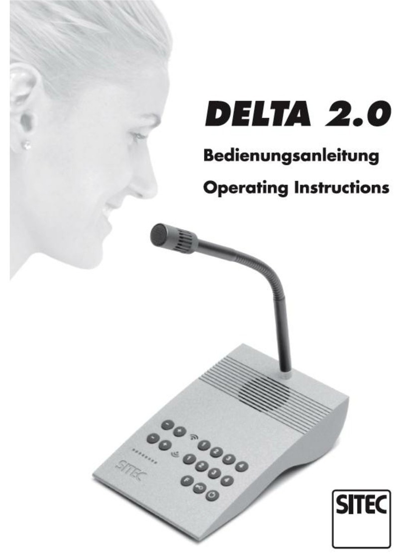 Sitec DELTA 2.0 operating instructions