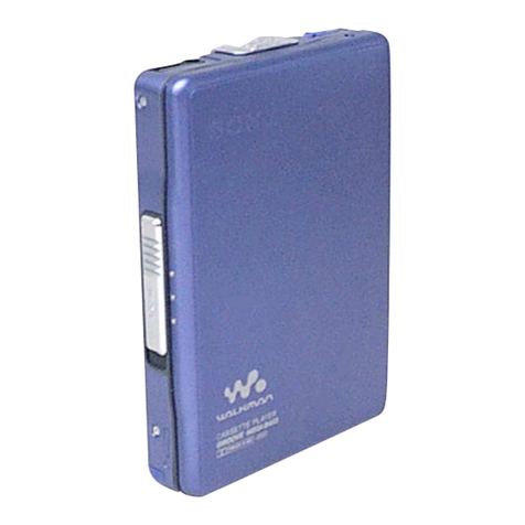 Sony Walkman WM-EX921 User manual