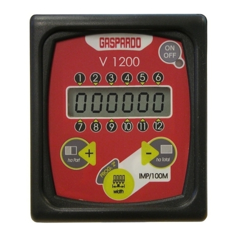 Gaspardo V1200 Use and assembly instruction