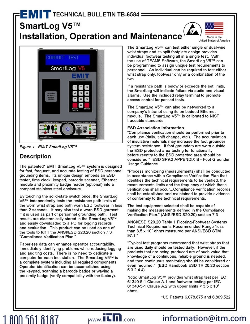EMIT SmartLog V5 Installation and operating instructions