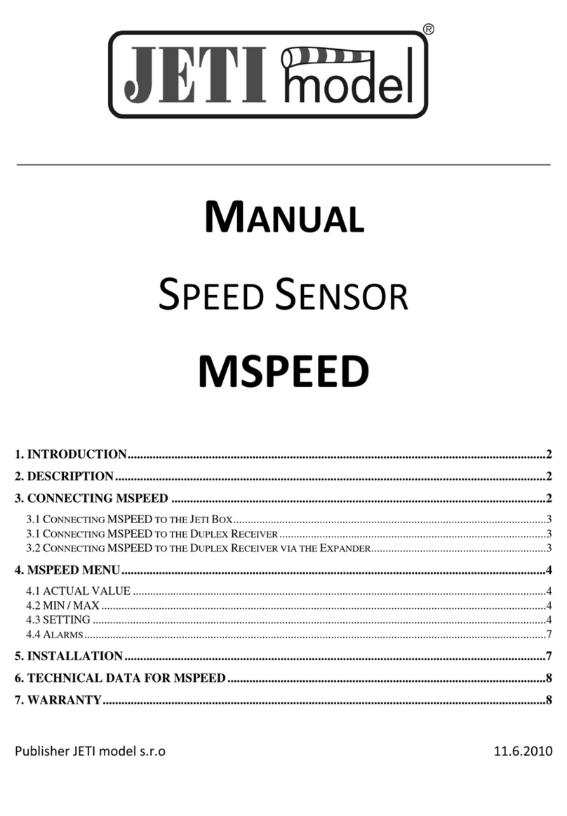 JETI model MSPEED User manual