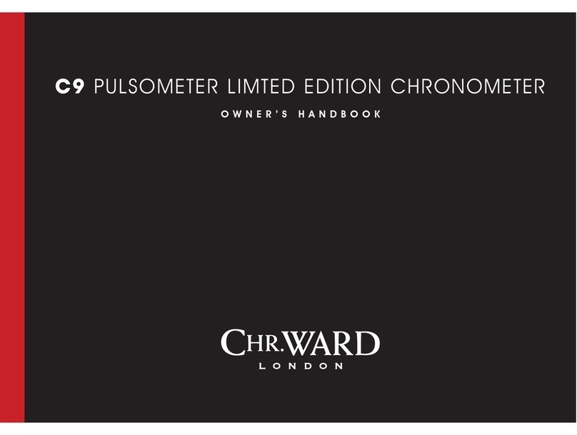 Christopher Ward C9 PULSOMETER User manual Christopher Ward C9 PULSOMETER User manual