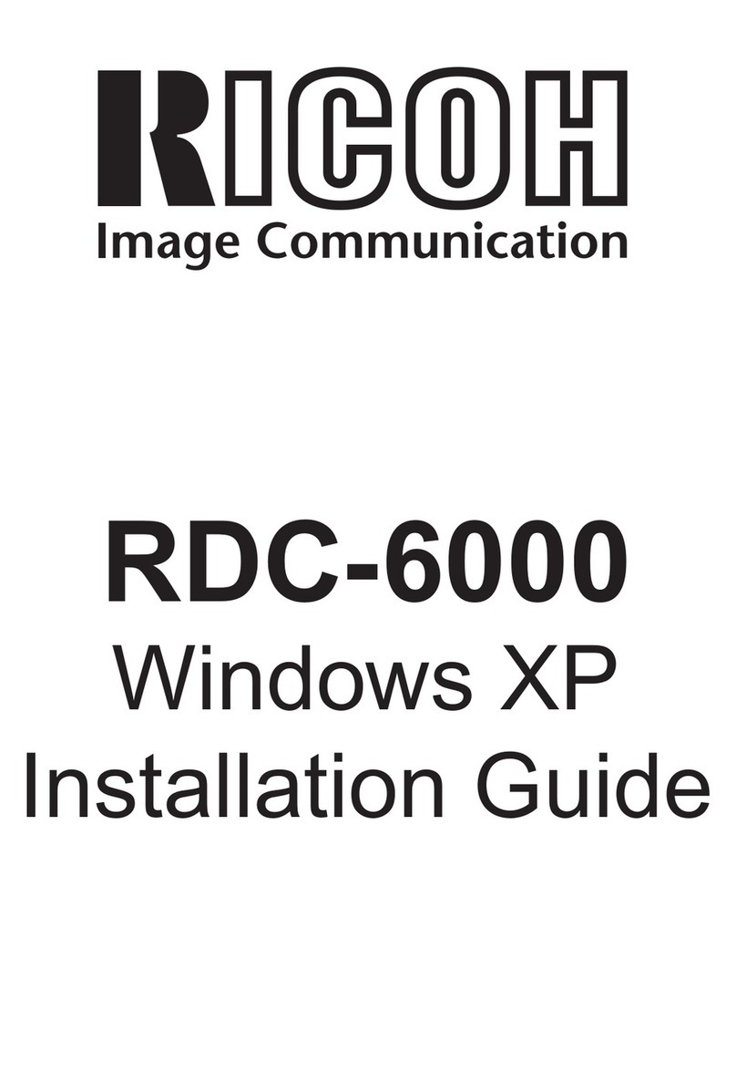 Ricoh RDC-6000 User manual