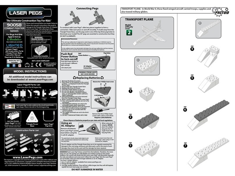 LaserPegs 9005B User manual LaserPegs 9005B User manual