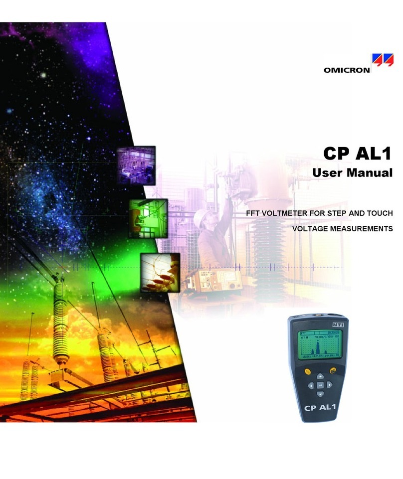 Omicron Lab CP AL1 User manual Omicron Lab CP AL1 User manual