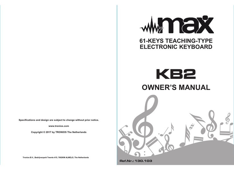 Tronios KB2 owner's manual