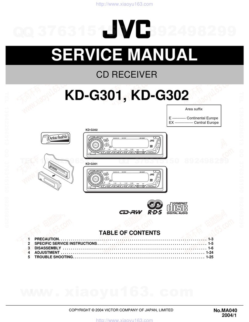 JVC KD-G301 User manual