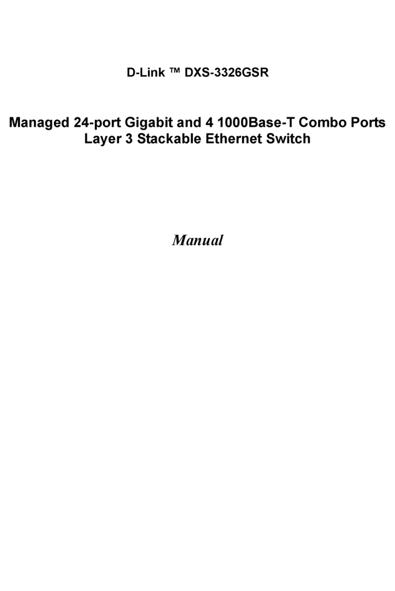 D-Link DXS-3326GSR - xStack Switch - Stackable User manual