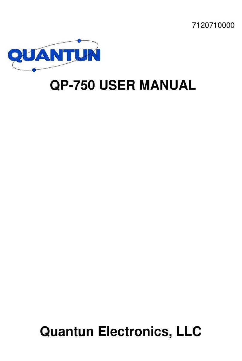 Quantum QP-750 User manual
