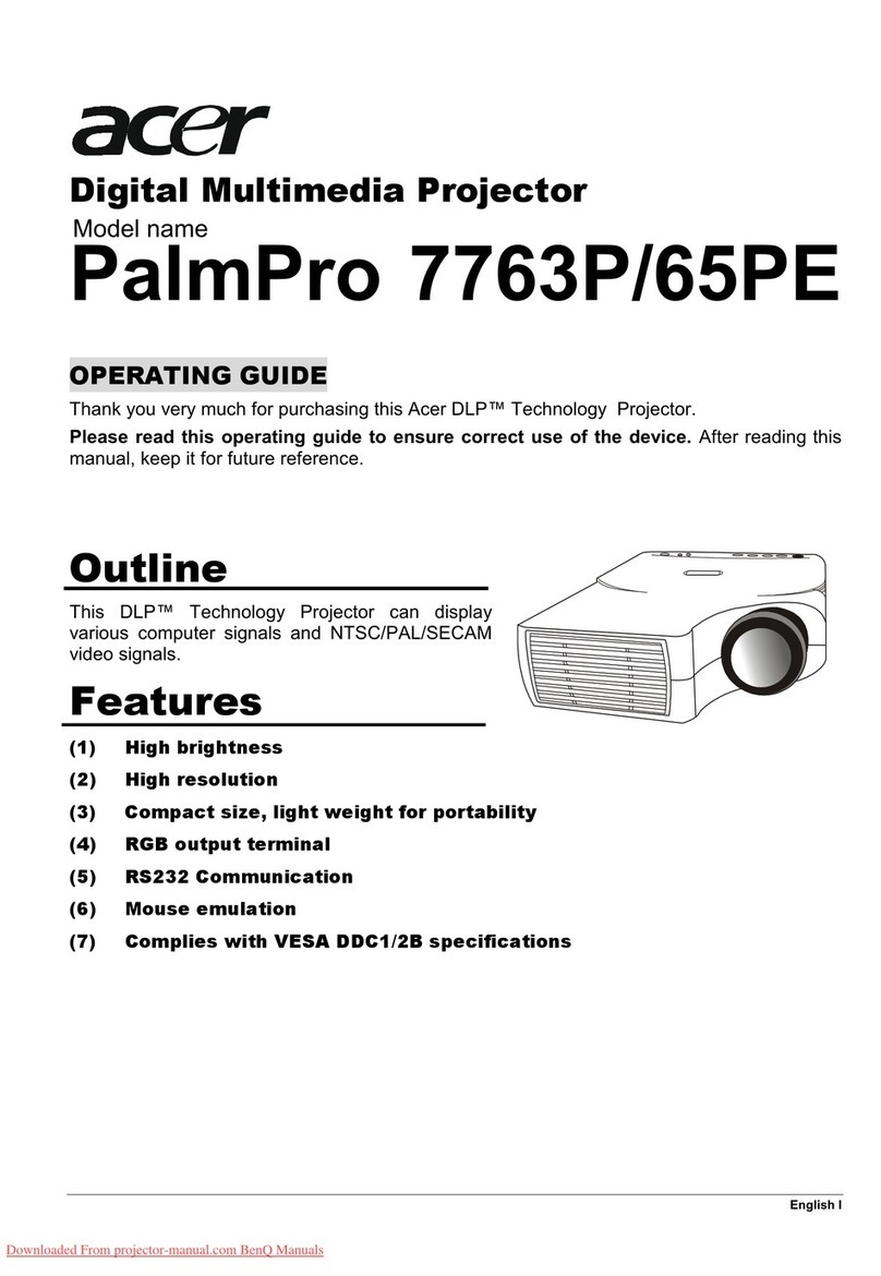 Acer PalmPro 7763P User manual