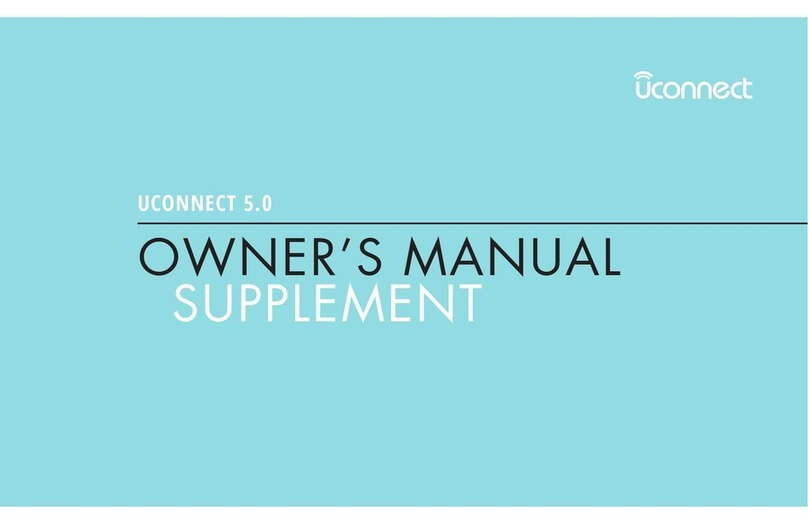 Uconnect 5.0 User manual Uconnect 5.0 User manual