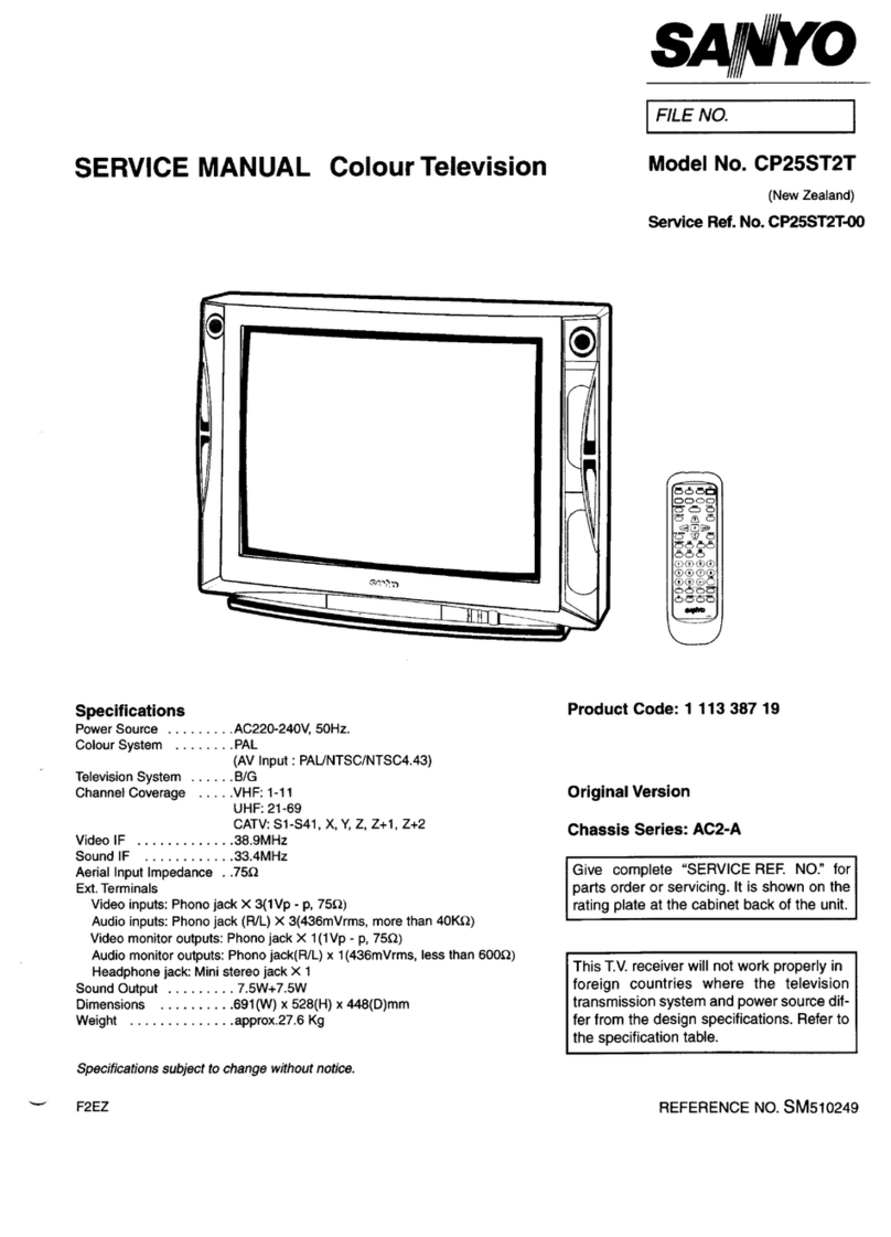 Sanyo CP25ST2T User manual