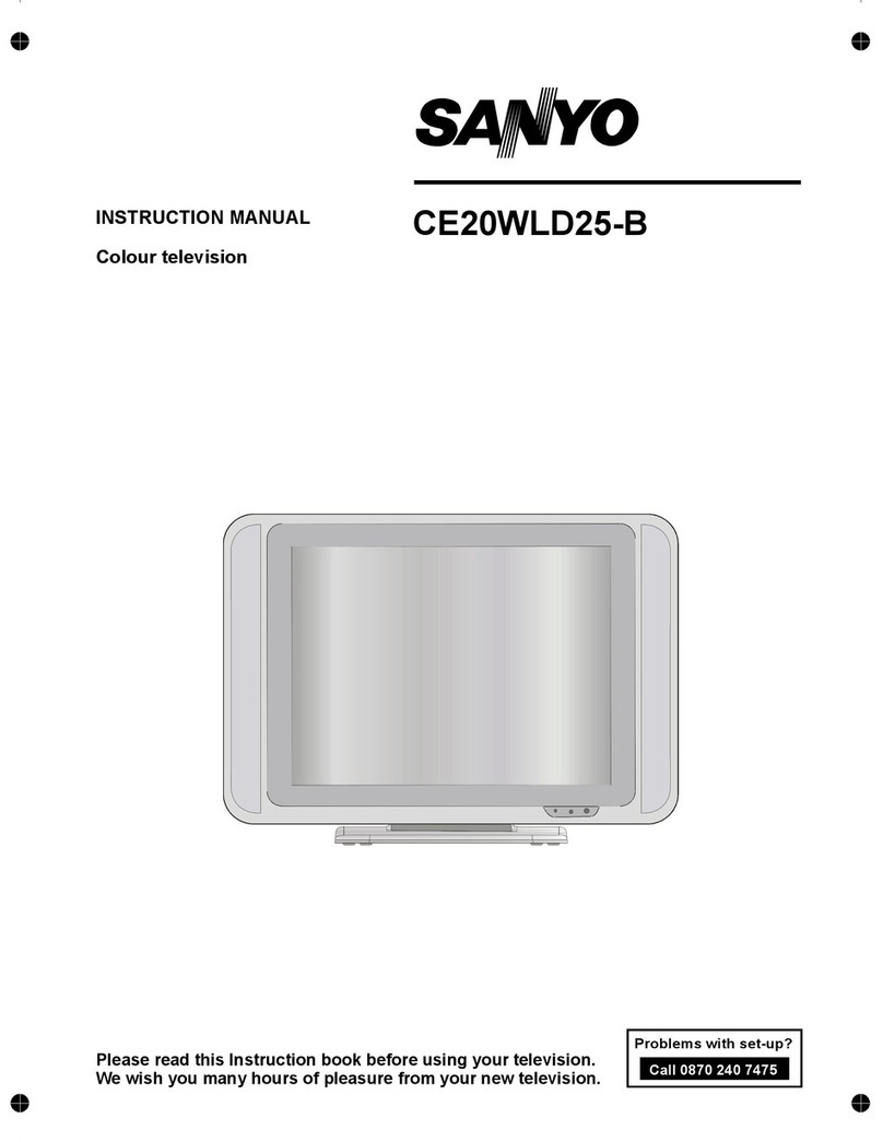 Sanyo CE20WLD25-B User manual Sanyo CE20WLD25-B User manual