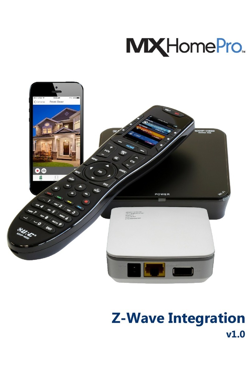 URC MX HomePro Integration guide