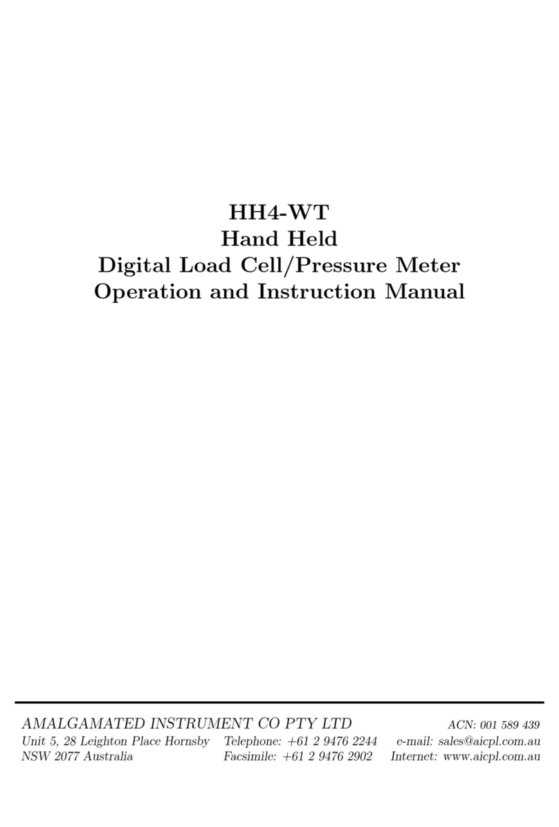 AMALGAMATED INSTRUMENT HH4-WT Guide