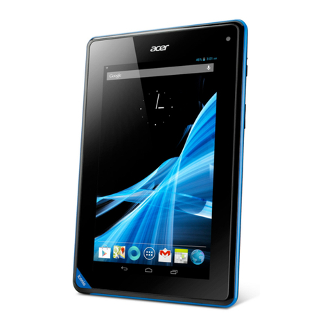Acer Iconia Tab User manual