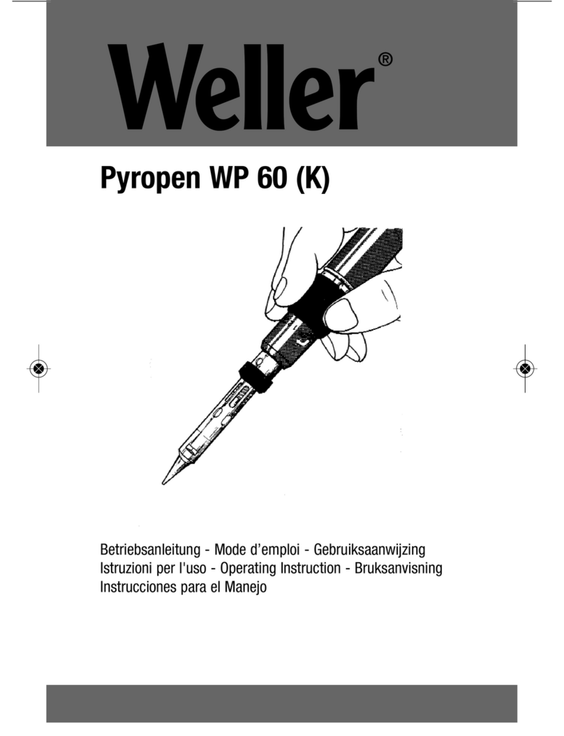 Weller PYROPEN WP 60 Operating	 instruction