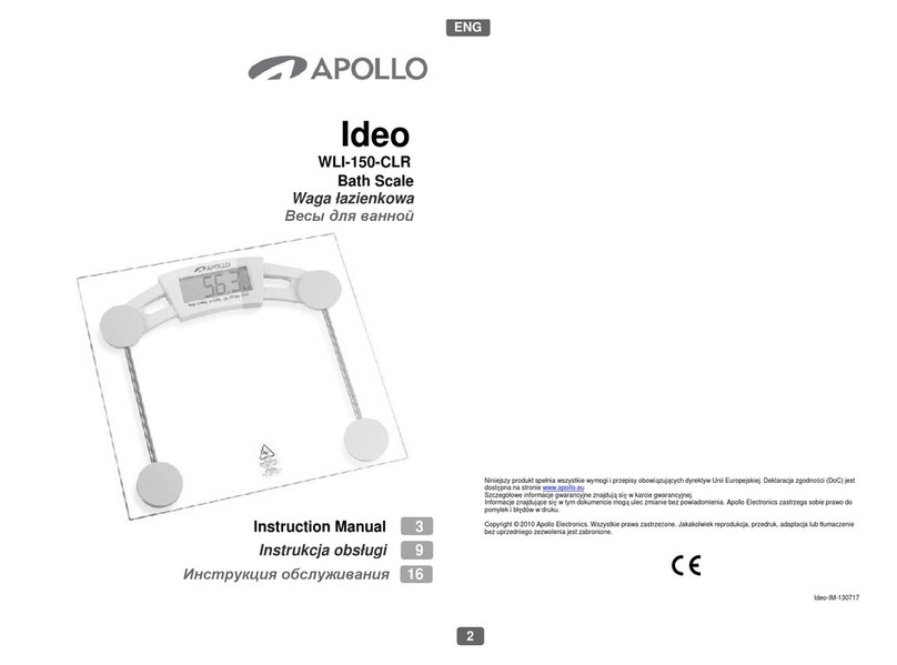 Apollo Ideo WLI-150-CLR instruction manual