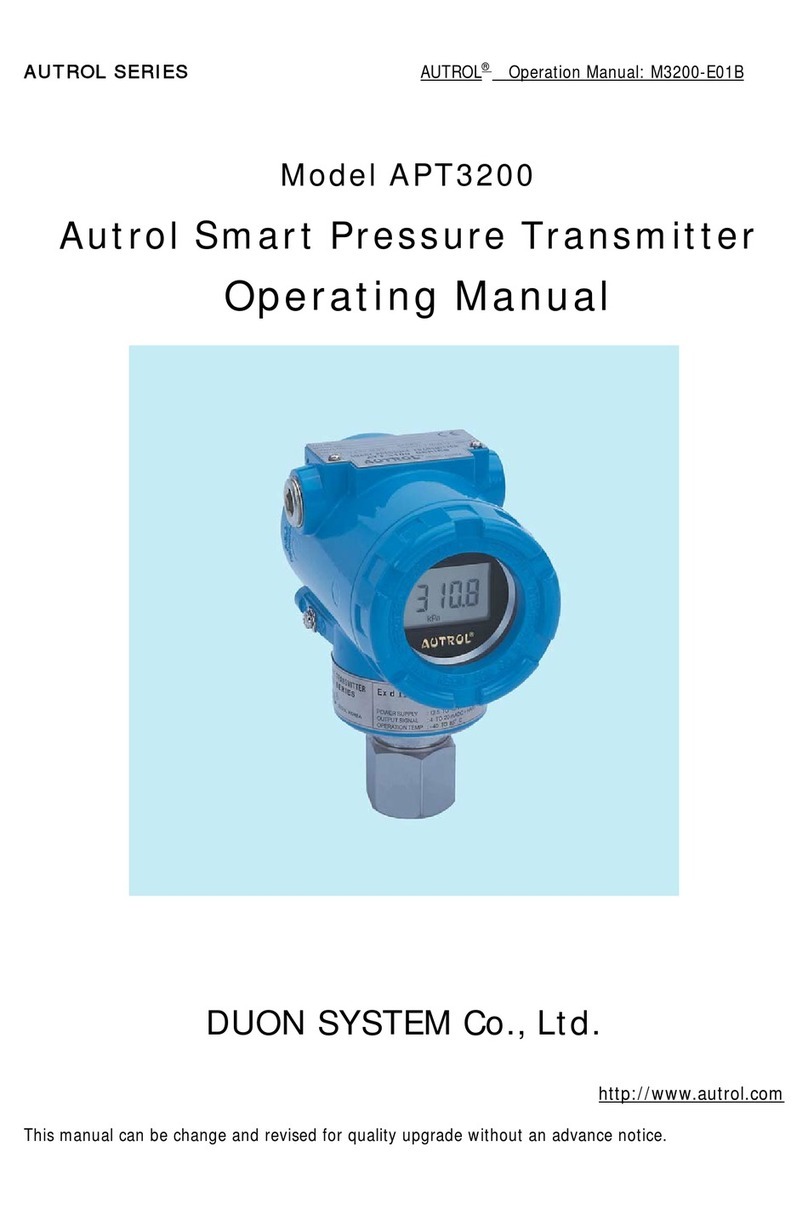 Autrol APT3200 Series operating manual