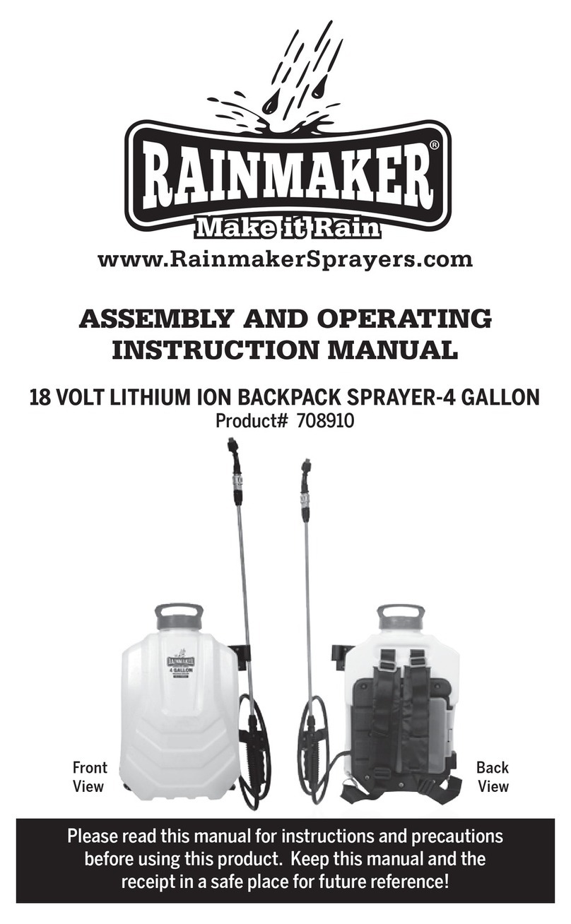RainMaker 708910 Assembly and operating instructions manual