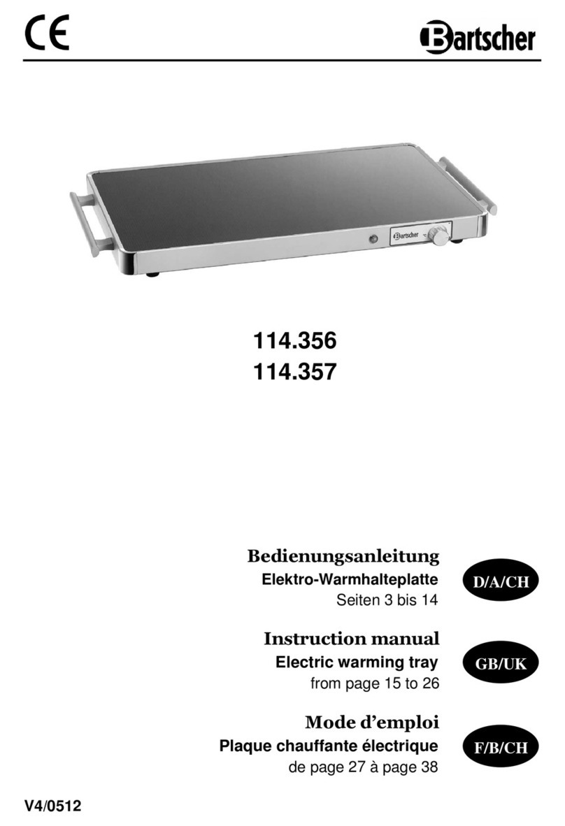 Bartscher 114356 User manual