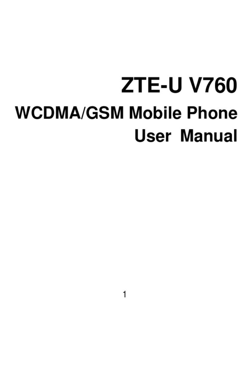 Zte U V760 User manual