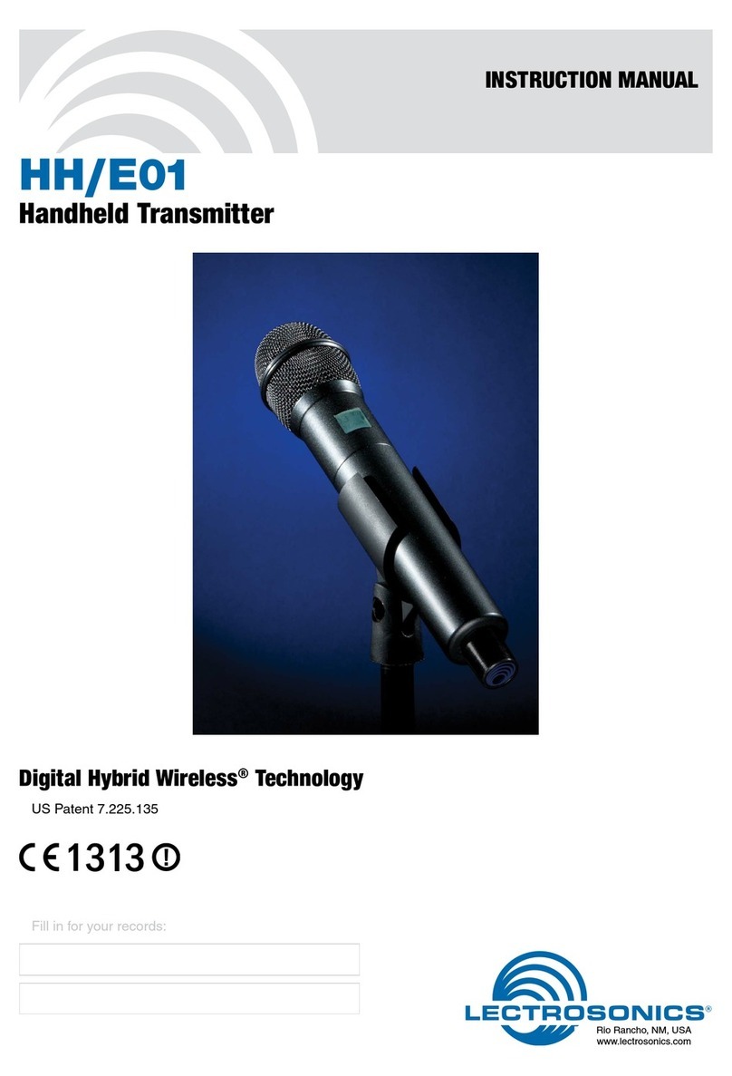 Lectrosonics HH/E01 User manual