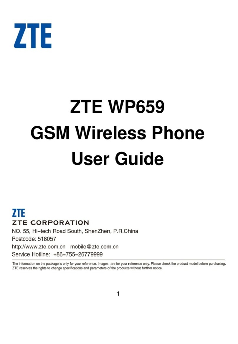Zte WP659 User manual