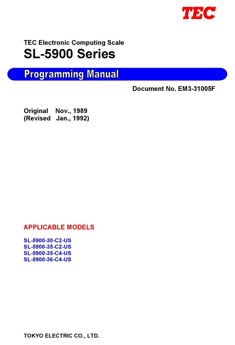 TEC TEC SL-5900 Programming manual
