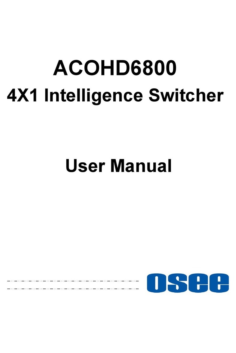 OSEE ACOHD6800 user manual