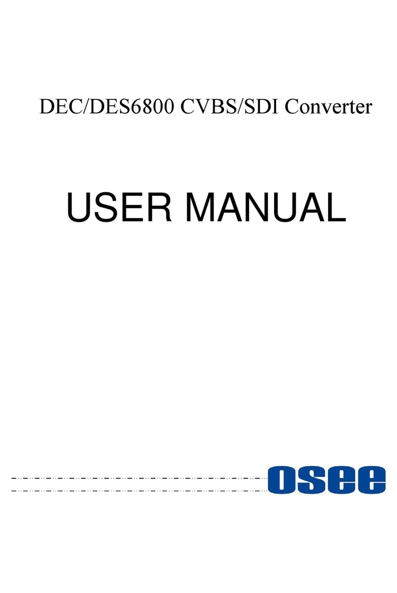 OSEE DEC6800N user manual