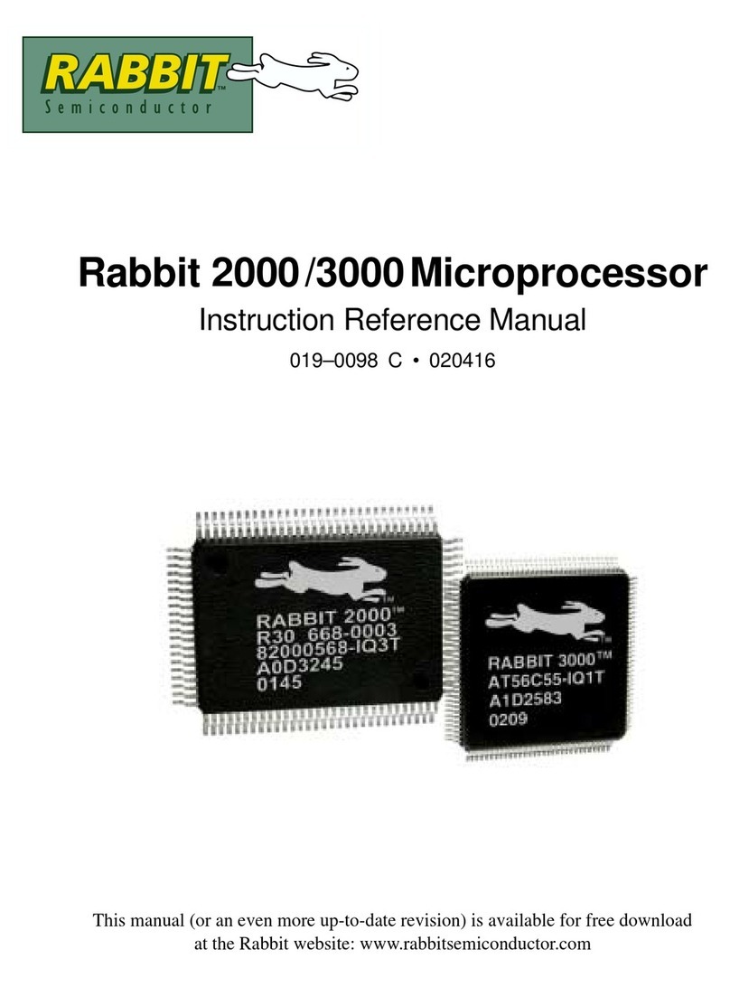 Rabbit 2000 User manual