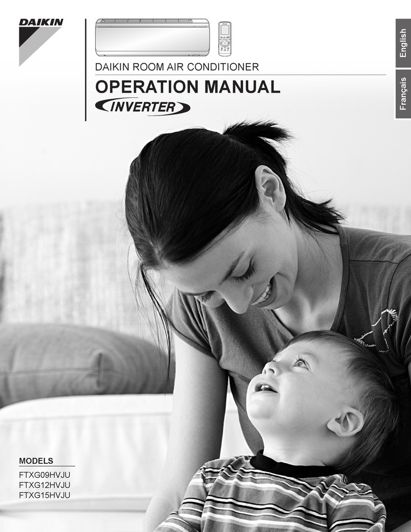 Daikin Quaternity FTXG09HVJU User manual