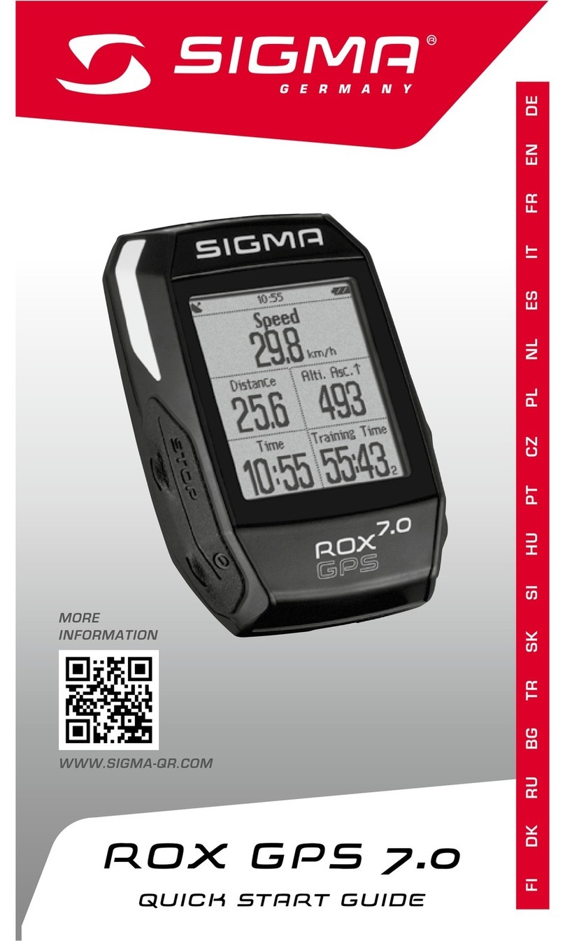 Sigma ROX GPS 7.0 quick start guide