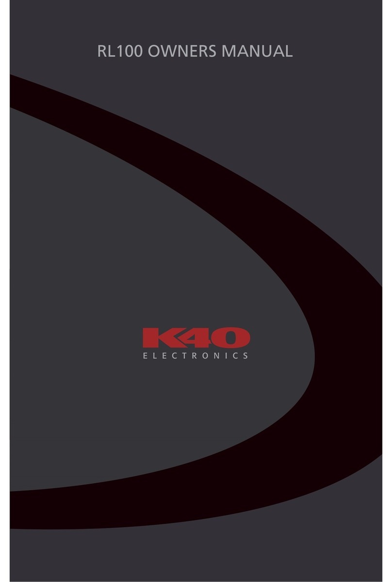 K40 RL100 User manual