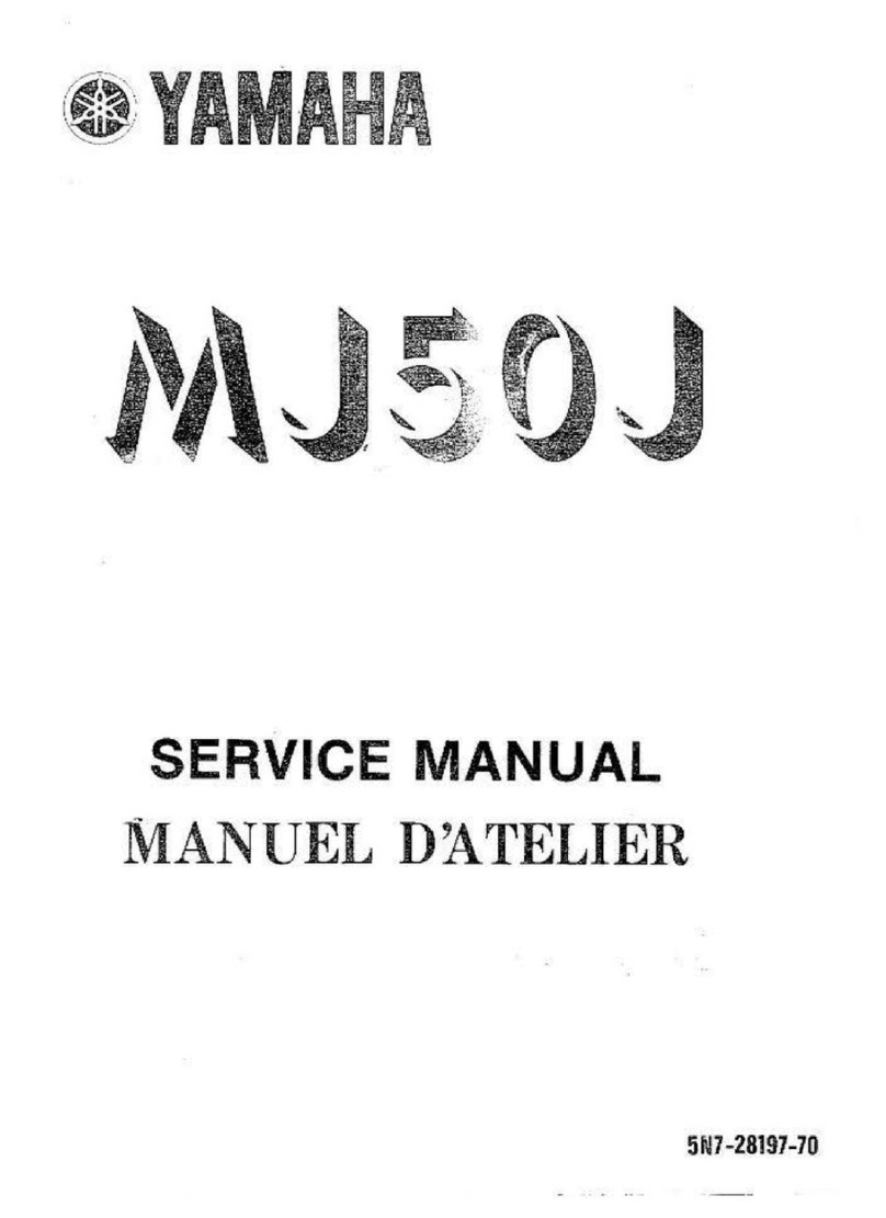 Yamaha Towny MJ50 Service manual