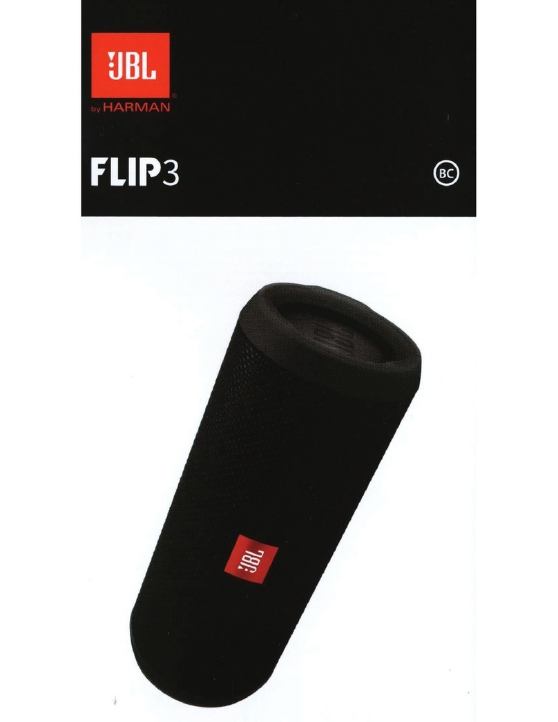 JBL FLIP3 User manual