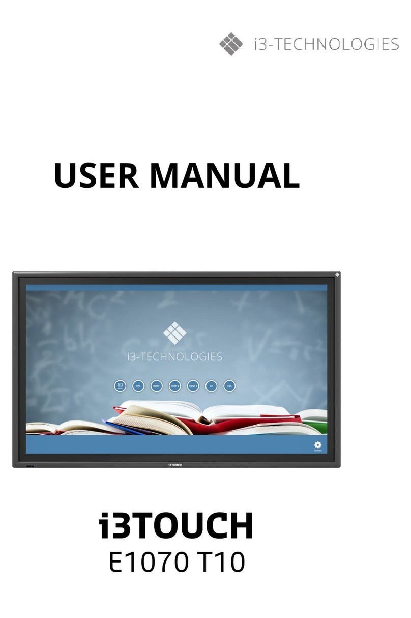 i3TOUCH E1070T10 User manual