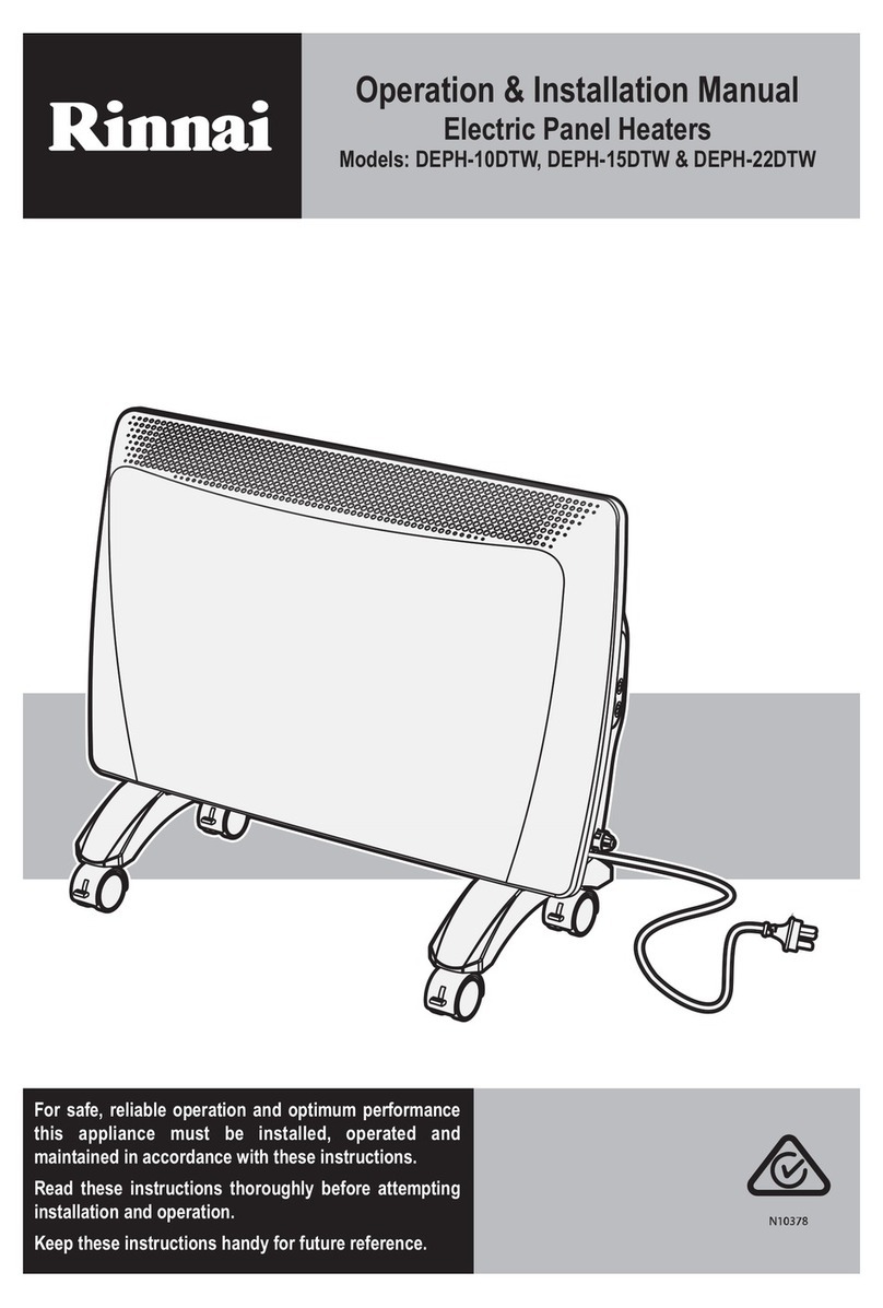 Rinnai DEPH-10DTW User manual