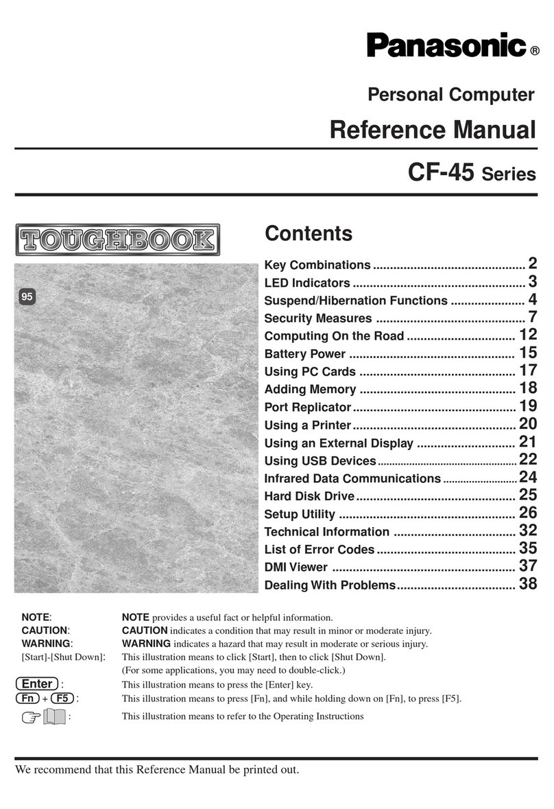 Panasonic CF-45 Series User manual