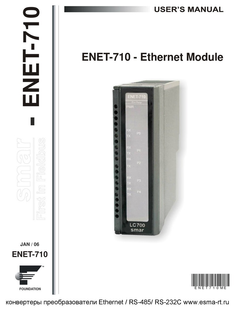 SMAR ENET-710 user manual SMAR ENET-710 user manual