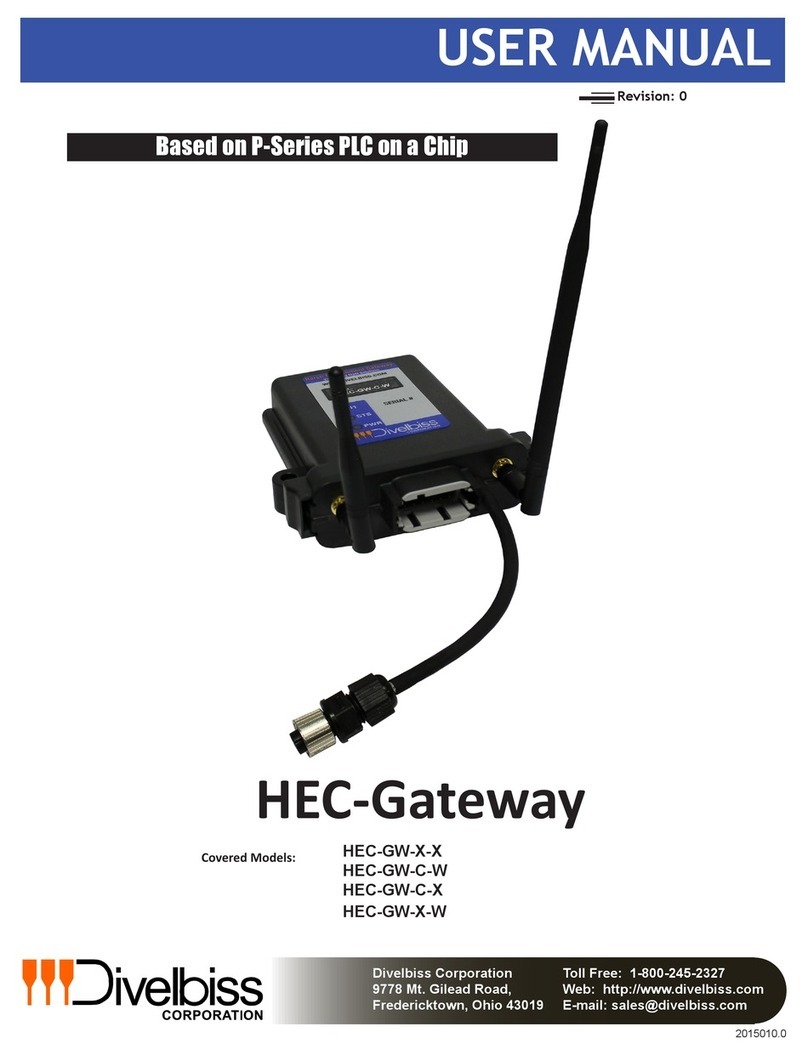 DIVELBISS HEC-GW-X-X user manual