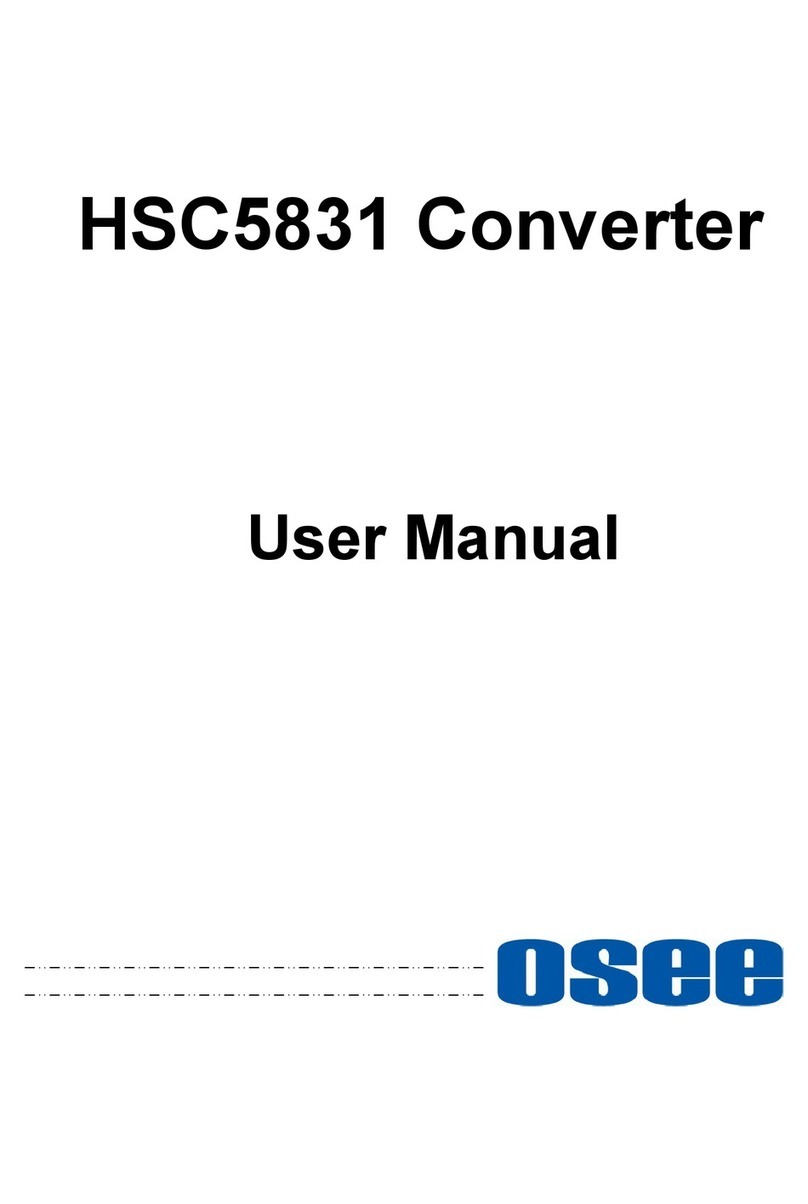 OSEE HSC5831 user manual
