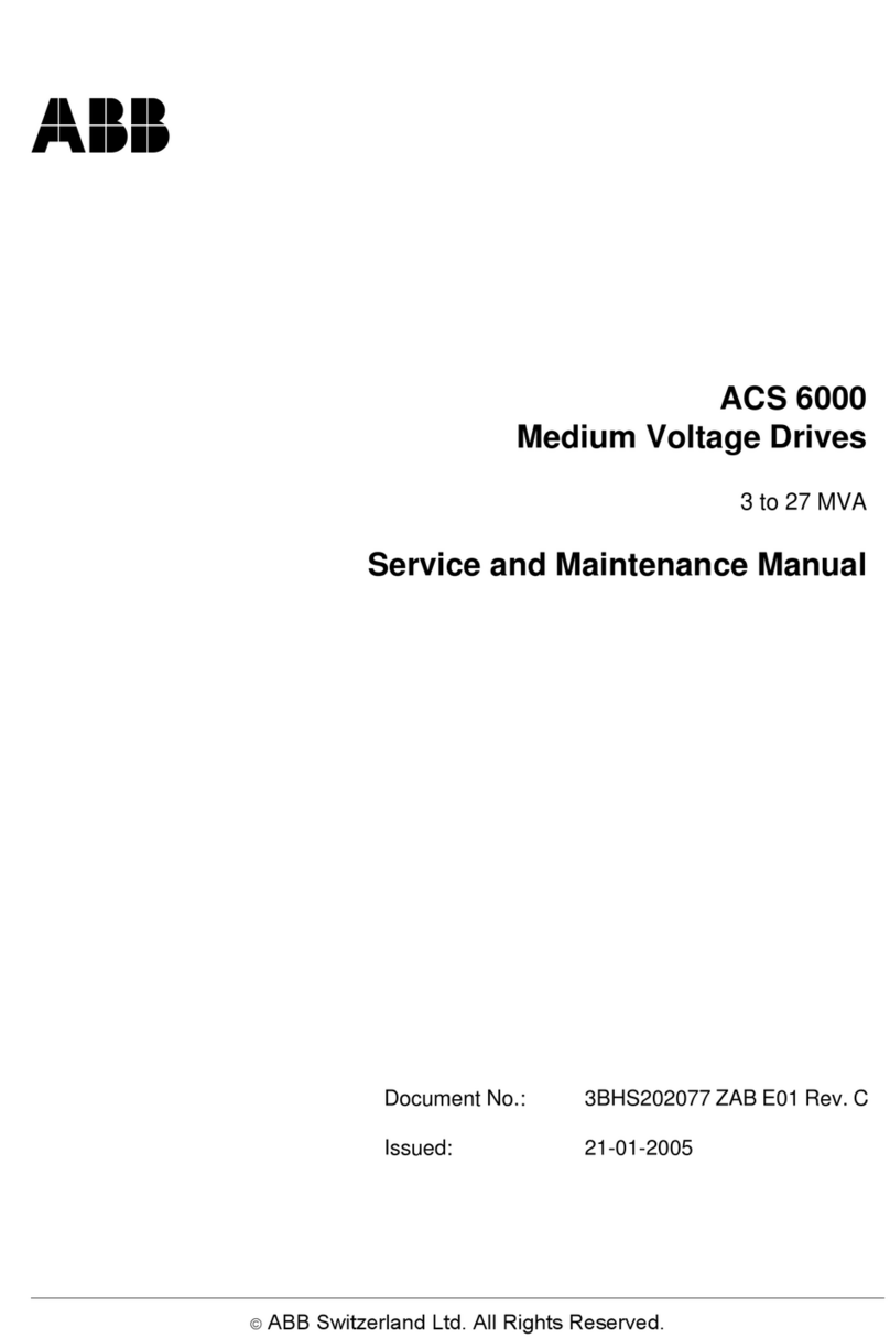 ABB ACS 6000 Service and maintenance manual