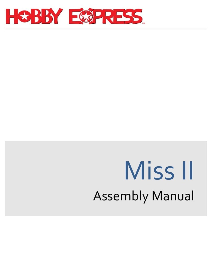 HOBBY EXPRESS Miss II Assembly manual HOBBY EXPRESS Miss II Assembly manual